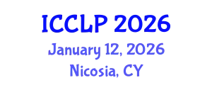 International Conference on Corpus Linguistics and Pragmatics (ICCLP) January 12, 2026 - Nicosia, Cyprus