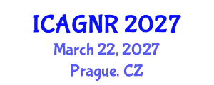 International Conference on Applied Geophysics and Natural Resources (ICAGNR) March 22, 2027 - Prague, Czechia