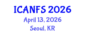 International Conference on Animal, Nutrition and Food Sciences (ICANFS) April 13, 2026 - Seoul, Republic of Korea