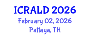 International Conference on Residential Architecture and Landscape Design (ICRALD) February 02, 2026 - Pattaya, Thailand