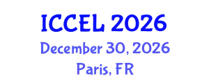 International Conference on Creative Education and Learning (ICCEL) December 30, 2026 - Paris, France