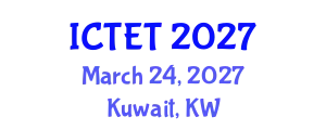 International Conference on Thermal Engineering and Thermodynamics (ICTET) March 24, 2027 - Kuwait, Kuwait