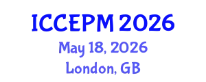 International Conference on Construction Economics and Project Management (ICCEPM) May 18, 2026 - London, United Kingdom