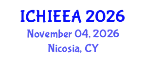 International Conference on Hydrogen Infrastructures for Energy Engineering Applications (ICHIEEA) November 04, 2026 - Nicosia, Cyprus