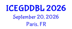 International Conference on Educational Game Development and Game-Based Learning (ICEGDDBL) September 20, 2026 - Paris, France