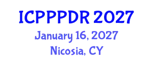International Conference on Psychedelic Pharmacology and Psychedelic Drug Research (ICPPPDR) January 16, 2027 - Nicosia, Cyprus