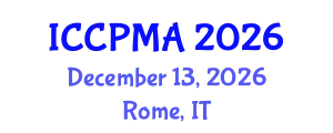 International Conference on Consumer Psychology, Marketing and Advertising (ICCPMA) December 13, 2026 - Rome, Italy