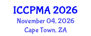 International Conference on Consumer Psychology, Marketing and Advertising (ICCPMA) November 04, 2026 - Cape Town, South Africa