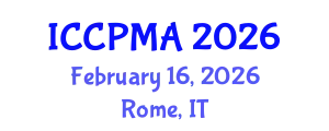 International Conference on Consumer Psychology, Marketing and Advertising (ICCPMA) February 16, 2026 - Rome, Italy