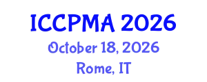 International Conference on Consumer Psychology, Marketing and Advertising (ICCPMA) October 18, 2026 - Rome, Italy