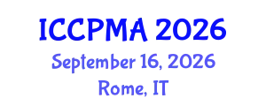 International Conference on Consumer Psychology, Marketing and Advertising (ICCPMA) September 16, 2026 - Rome, Italy