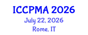 International Conference on Consumer Psychology, Marketing and Advertising (ICCPMA) July 22, 2026 - Rome, Italy