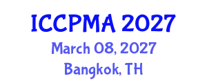 International Conference on Consumer Psychology, Marketing and Advertising (ICCPMA) March 08, 2027 - Bangkok, Thailand