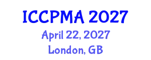 International Conference on Consumer Psychology, Marketing and Advertising (ICCPMA) April 22, 2027 - London, United Kingdom