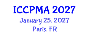 International Conference on Consumer Psychology, Marketing and Advertising (ICCPMA) January 25, 2027 - Paris, France