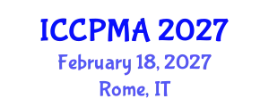 International Conference on Consumer Psychology, Marketing and Advertising (ICCPMA) February 18, 2027 - Rome, Italy