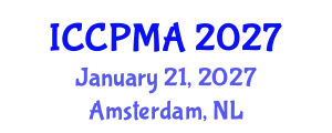 International Conference on Consumer Psychology, Marketing and Advertising (ICCPMA) January 21, 2027 - Amsterdam, Netherlands