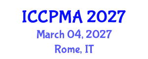 International Conference on Consumer Psychology, Marketing and Advertising (ICCPMA) March 04, 2027 - Rome, Italy