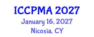 International Conference on Consumer Psychology, Marketing and Advertising (ICCPMA) January 16, 2027 - Nicosia, Cyprus