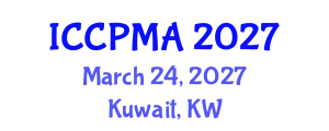 International Conference on Consumer Psychology, Marketing and Advertising (ICCPMA) March 24, 2027 - Kuwait, Kuwait