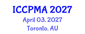 International Conference on Consumer Psychology, Marketing and Advertising (ICCPMA) April 03, 2027 - Toronto, Australia