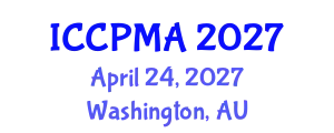 International Conference on Consumer Psychology, Marketing and Advertising (ICCPMA) April 24, 2027 - Washington, Australia