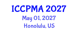 International Conference on Consumer Psychology, Marketing and Advertising (ICCPMA) May 01, 2027 - Honolulu, United States