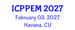 International Conference on Plant Pathology and Environmental Microbiology (ICPPEM) February 03, 2027 - Havana, Cuba