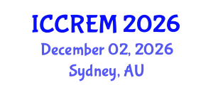 International Conference on Coral Reef Evaluation and Monitoring (ICCREM) December 02, 2026 - Sydney, Australia