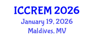 International Conference on Coral Reef Evaluation and Monitoring (ICCREM) January 19, 2026 - Maldives, Maldives