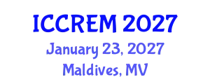 International Conference on Coral Reef Evaluation and Monitoring (ICCREM) January 23, 2027 - Maldives, Maldives