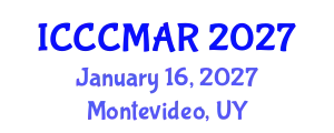 International Conference on Climate Change Mitigation, Adaptation and Resilience (ICCCMAR) January 16, 2027 - Montevideo, Uruguay