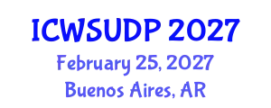 International Conference on Water-Sensitive Urban Design and Policy (ICWSUDP) February 25, 2027 - Buenos Aires, Argentina