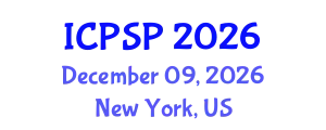 International Conference on Plant Science and Physiology (ICPSP) December 09, 2026 - New York, United States