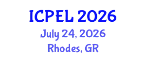 International Conference on Physics Education and Learning (ICPEL) July 24, 2026 - Rhodes, Greece