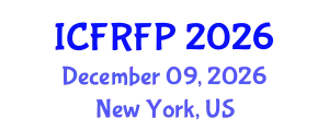 International Conference on Food Rheology and Food Processing (ICFRFP) December 09, 2026 - New York, United States