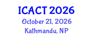 International Conference on Applied Computer Technologies (ICACT) October 21, 2026 - Kathmandu, Nepal