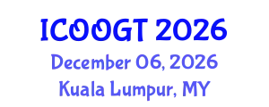 International Conference on Offshore Oil and Gas Technology (ICOOGT) December 06, 2026 - Kuala Lumpur, Malaysia