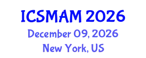 International Conference on Soil Microbiology and Agricultural Microbiology (ICSMAM) December 09, 2026 - New York, United States