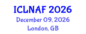 International Conference on Livestock Nutrition and Animal Feeding (ICLNAF) December 09, 2026 - London, United Kingdom