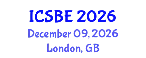 International Conference on Sustainability in Bridge Engineering (ICSBE) December 09, 2026 - London, United Kingdom