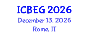 International Conference on Business, Economics and Globalization (ICBEG) December 13, 2026 - Rome, Italy