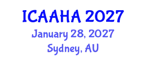 International Conference on Adsorption Analysis and Heterogeneous Adsorption (ICAAHA) January 28, 2027 - Sydney, Australia