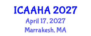 International Conference on Adsorption Analysis and Heterogeneous Adsorption (ICAAHA) April 17, 2027 - Marrakesh, Morocco