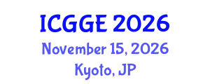 International Conference on Geothermics and Geothermal Energy (ICGGE) November 15, 2026 - Kyoto, Japan