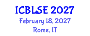 International Conference on Blended Learning and Student Engagement (ICBLSE) February 18, 2027 - Rome, Italy