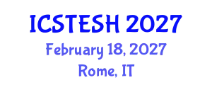 International Conference on Solar Thermal Energy and Solar Heating (ICSTESH) February 18, 2027 - Rome, Italy
