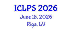 International Conference on Law and Political Science (ICLPS) June 15, 2026 - Riga, Latvia