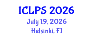 International Conference on Law and Political Science (ICLPS) July 19, 2026 - Helsinki, Finland