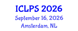 International Conference on Law and Political Science (ICLPS) September 16, 2026 - Amsterdam, Netherlands